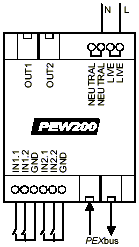 Zapojení PEW200